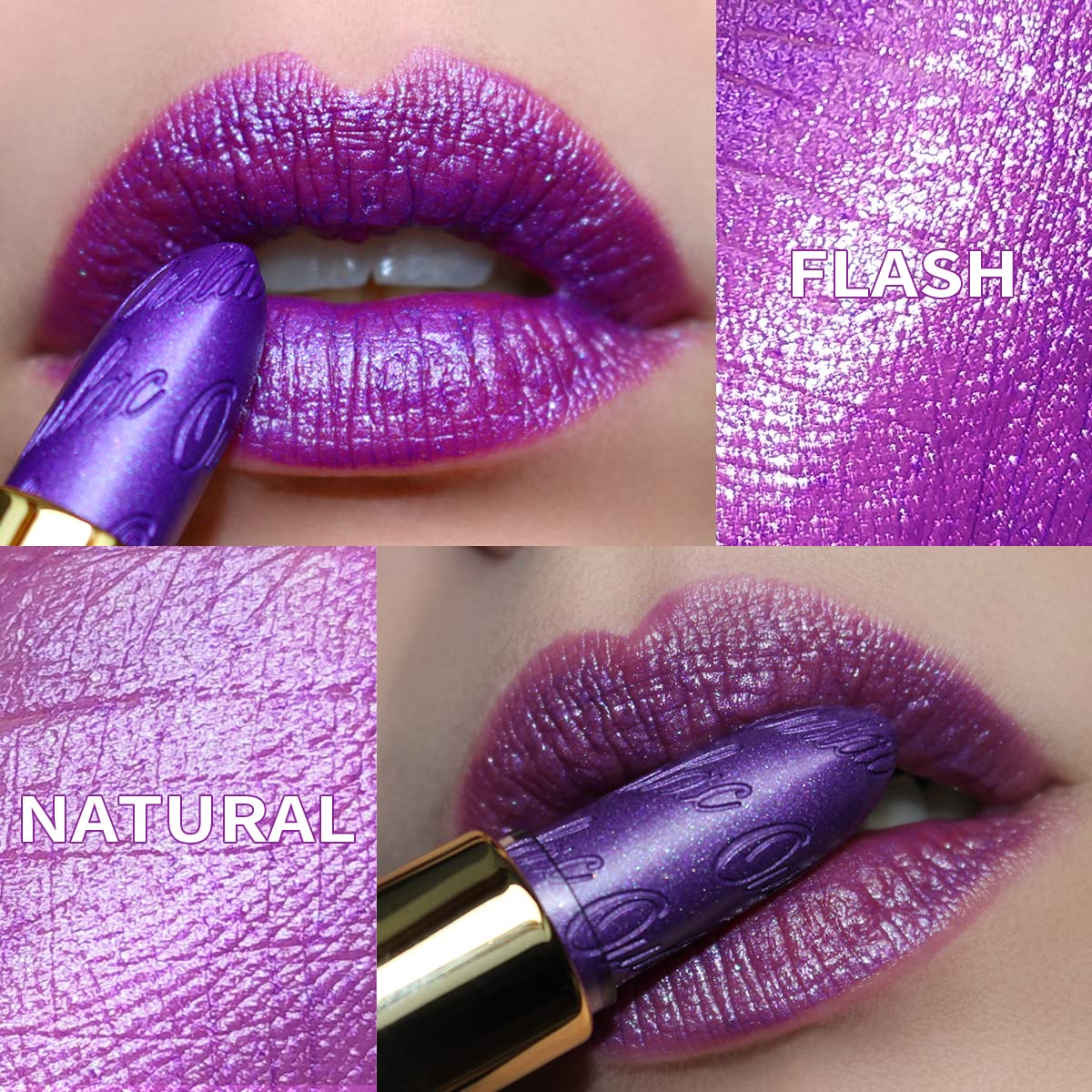 LABIAL OULAC PURPLE METALLIC SHINE ROYAL SASH 16 - 2