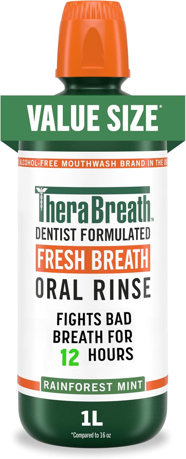 ENJUAGUE BUCAL THERABREATH FRESH BREATH ICY MINT 473ML 4 UNIDADES - 5