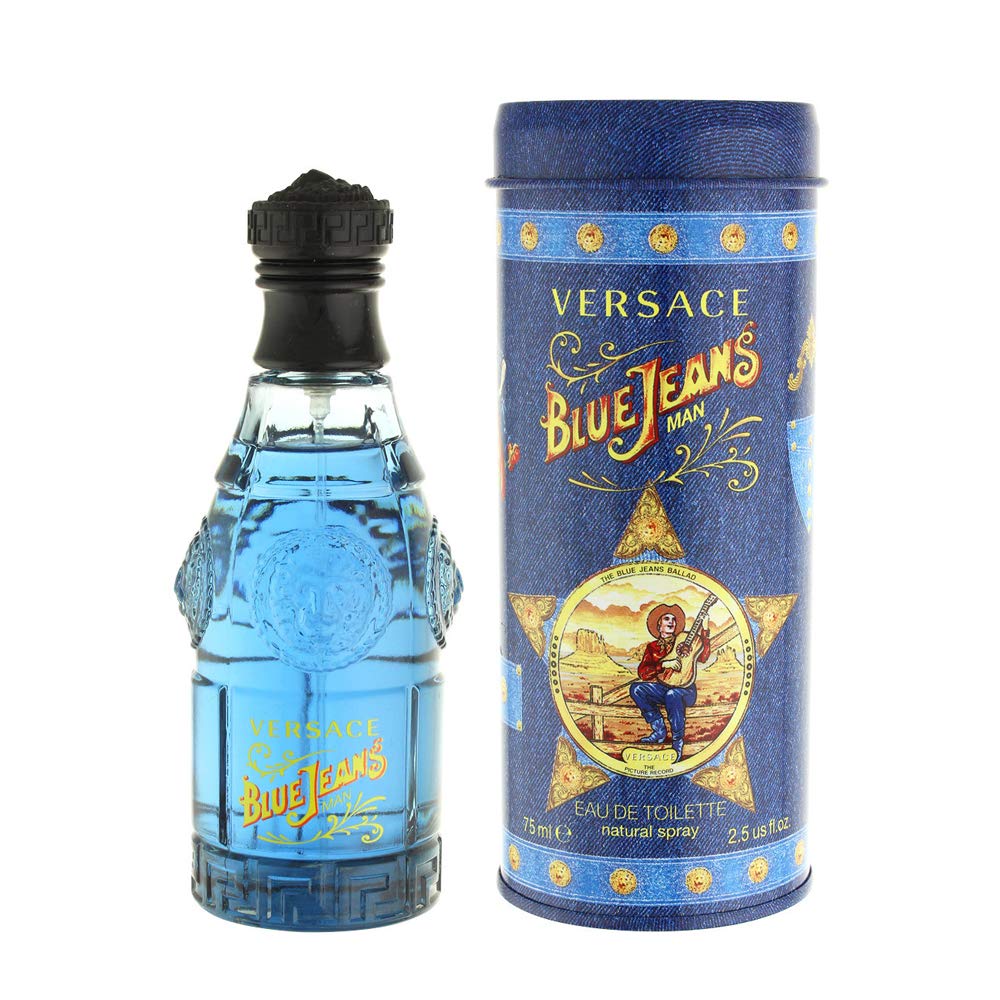 PERFUME VERSACE BLUE JEANS PARA HOMBRE 75 ML EAU DE TOILETTE - 1