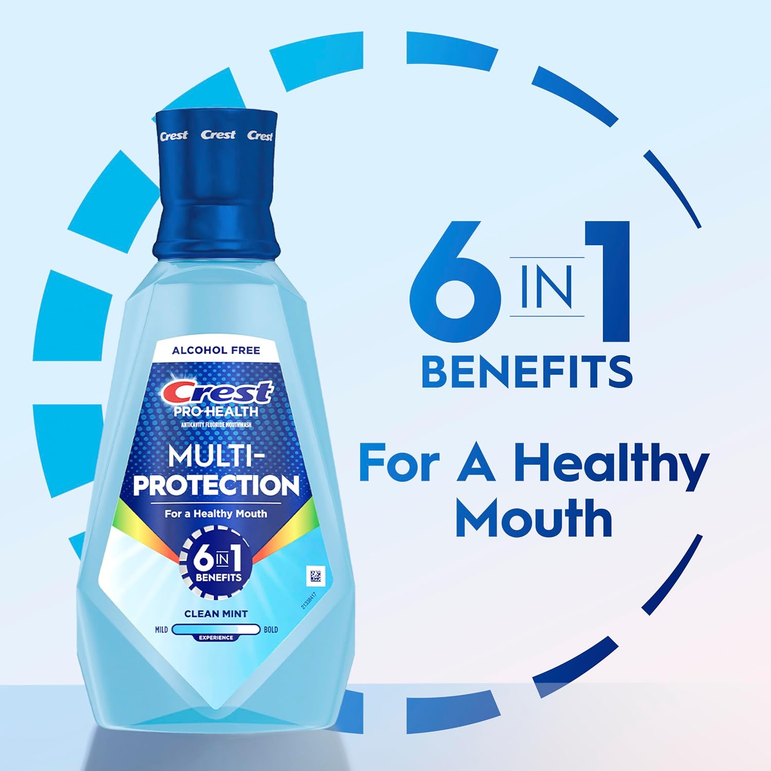 ENJUAGUE BUCAL CREST PRO HEALTH MULTI-PROTECTION 1L PACK 2 - 4
