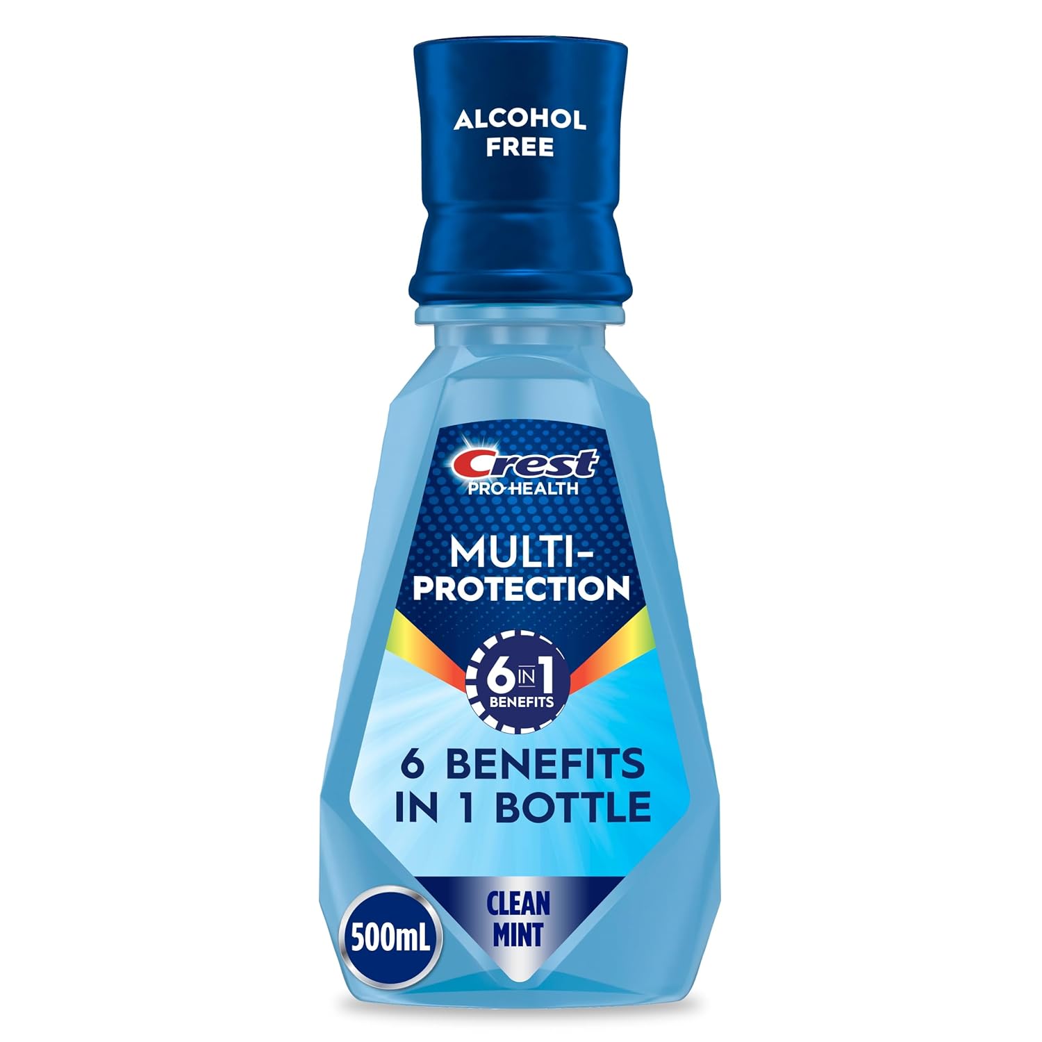 ENJUAGUE BUCAL CREST PRO HEALTH ADVANCED MULTI-PROTECTION SIN ALCOHOL MENTA FRESCA 500 ML PACK 4 - 1