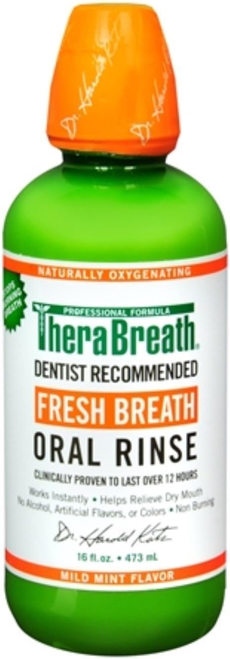 ENJUAGUE BUCAL THERABREATH FRESH BREATH 473 ML PACK 3 - 1
