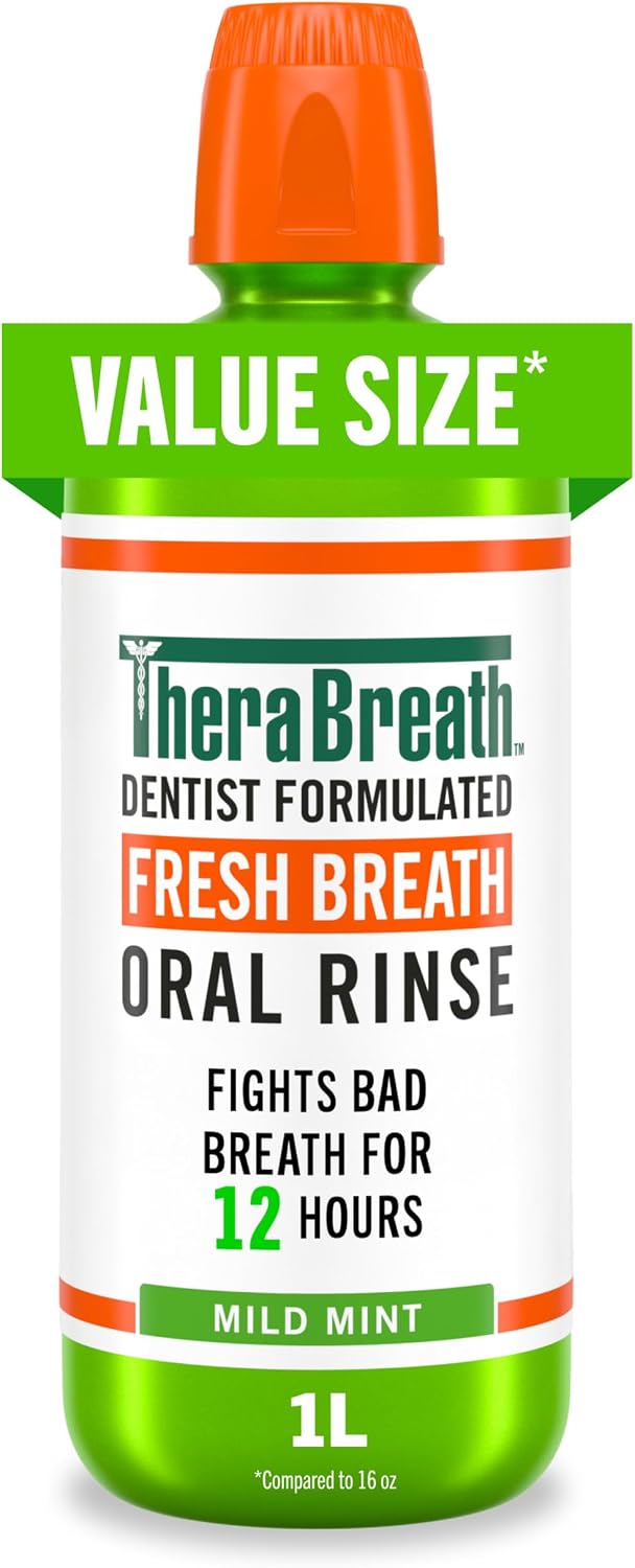 ENJUAGUE BUCAL THERABREATH FRESH BREATH 473 ML PACK 3 - 2