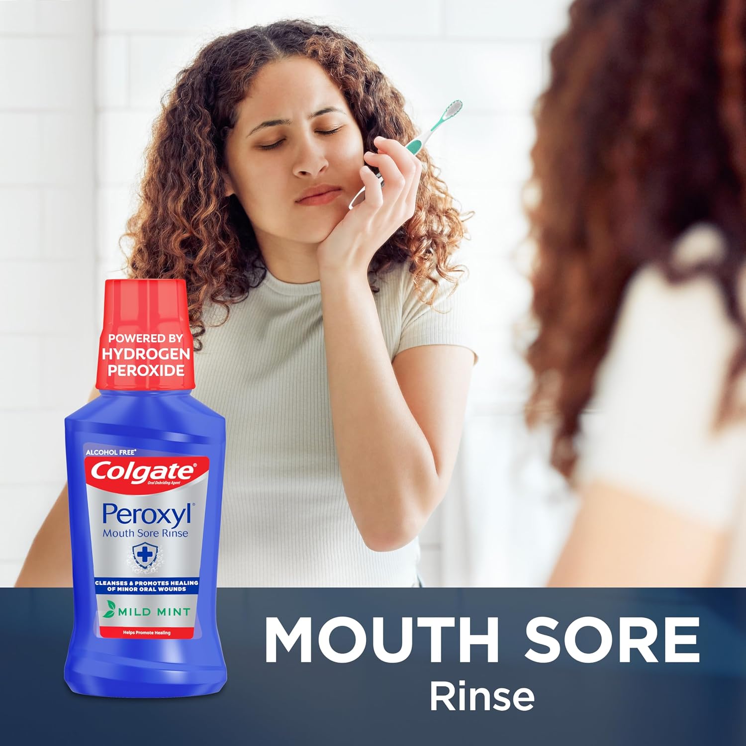 ENJUAGUE BUCAL COLGATE PEROXYL ANTISÉPTICO SIN ALCOHOL MENTA 250 ML - 2