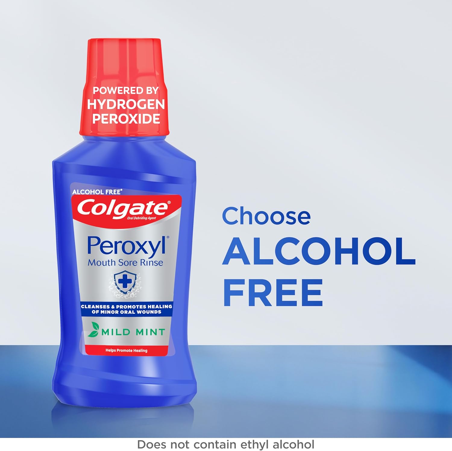 ENJUAGUE BUCAL ANTISÉPTICO COLGATE PEROXYL 1.5% PERÓXIDO DE HIDRÓGENO MENTA SUAVE 500ML PACK 6 - 4