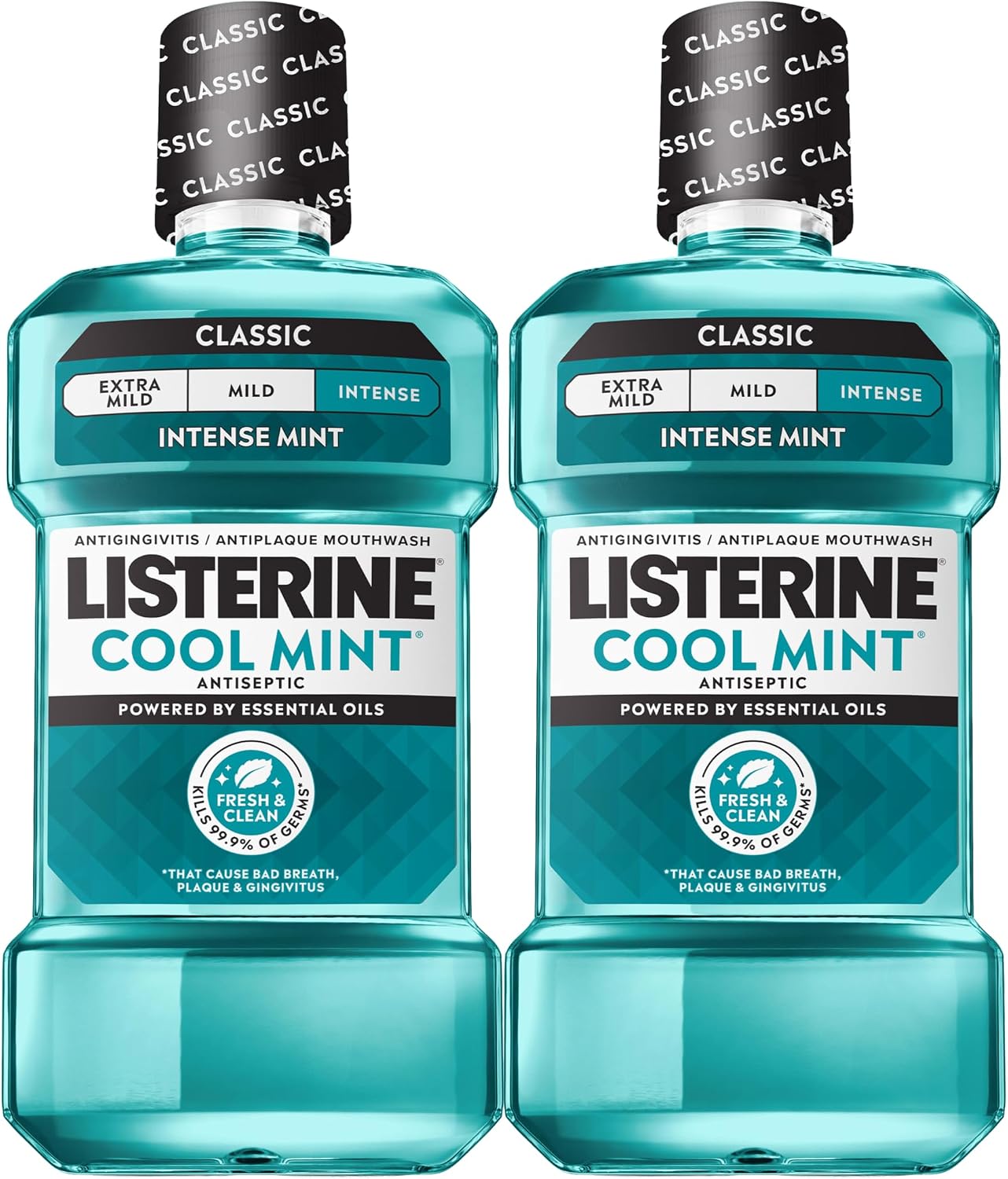 ENJUAGUE BUCAL LISTERINE COOL MINT ANTISEPTIC 1L X 2 - 1