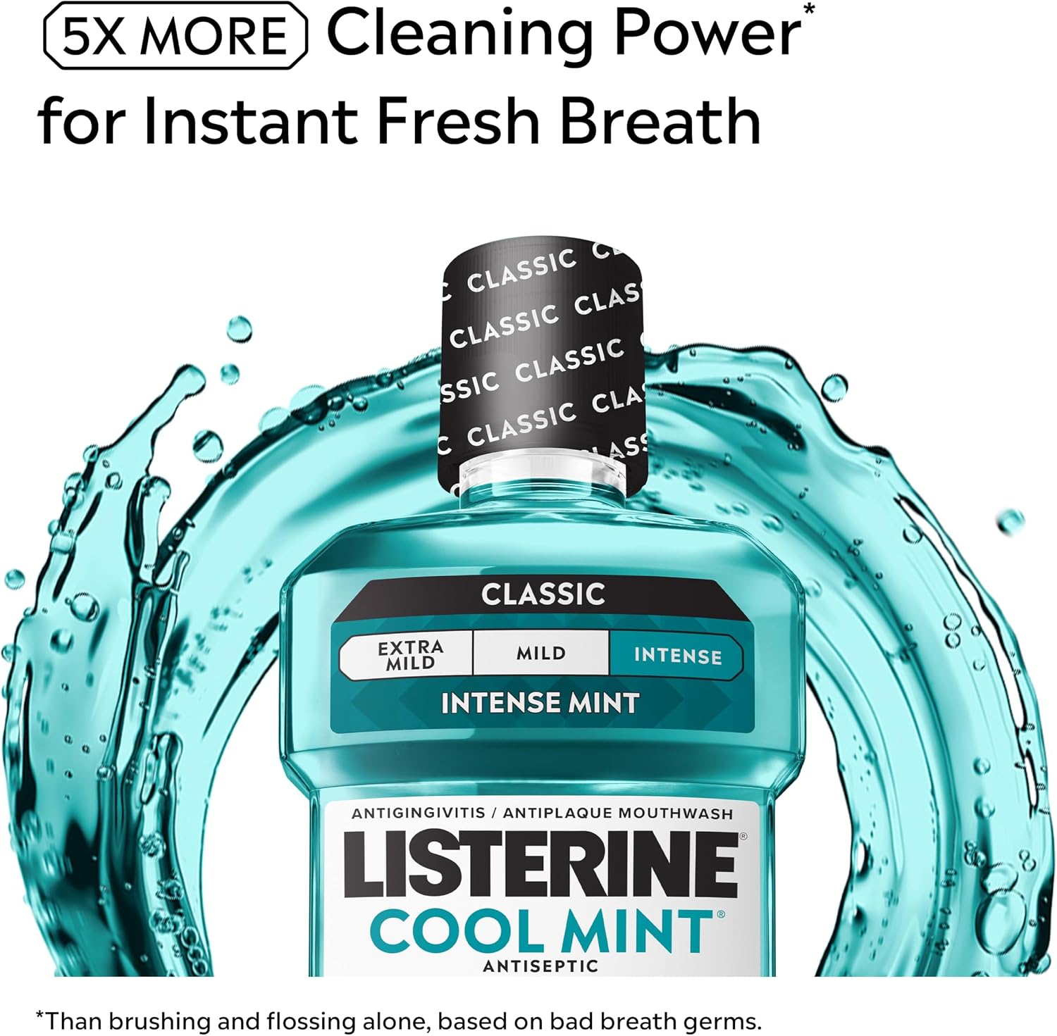 ENJUAGUE BUCAL LISTERINE COOL MINT ANTISEPTIC 1L X 2 - 2