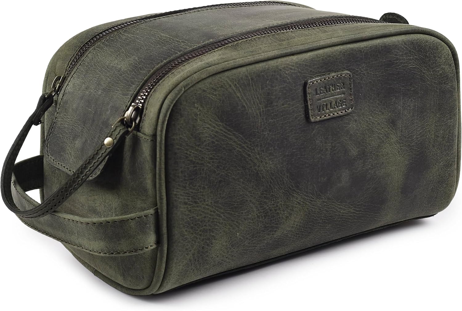 NECESER DE CUERO LEATHER VILLAGE PARA HOMBRE Y MUJER - 2