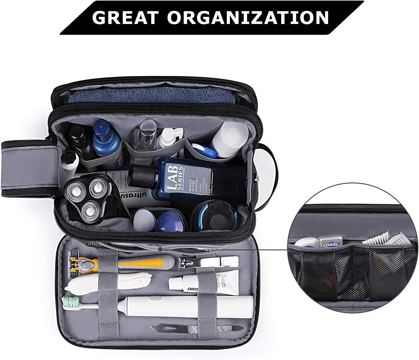 NECESER BAGSMART PARA HOMBRE MEDIANO NEGRO - 3