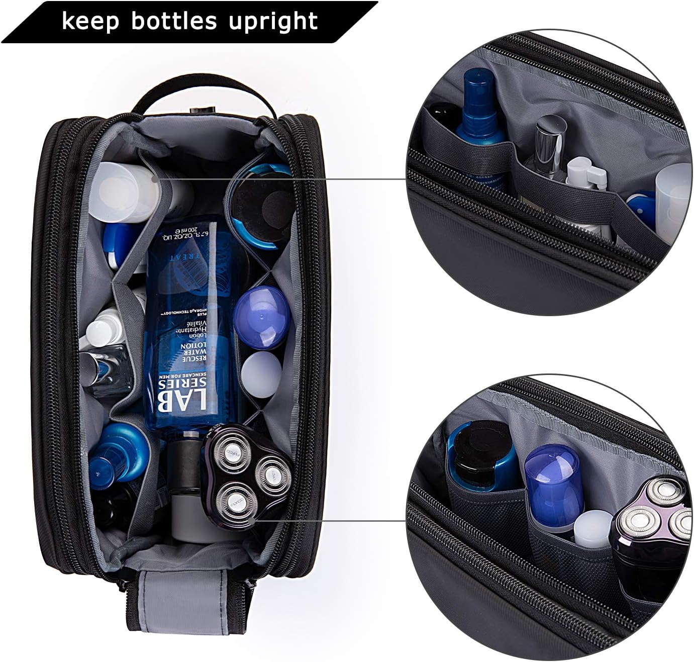 NECESER BAGSMART PARA HOMBRE MEDIANO NEGRO - 5