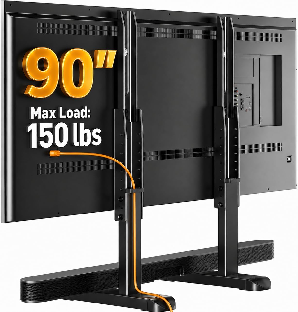 SOPORTE UNIVERSAL PARA TV PERLEGEAR PATAS PARA 37 A 90 PULGADAS HASTA 150 LBS - 1