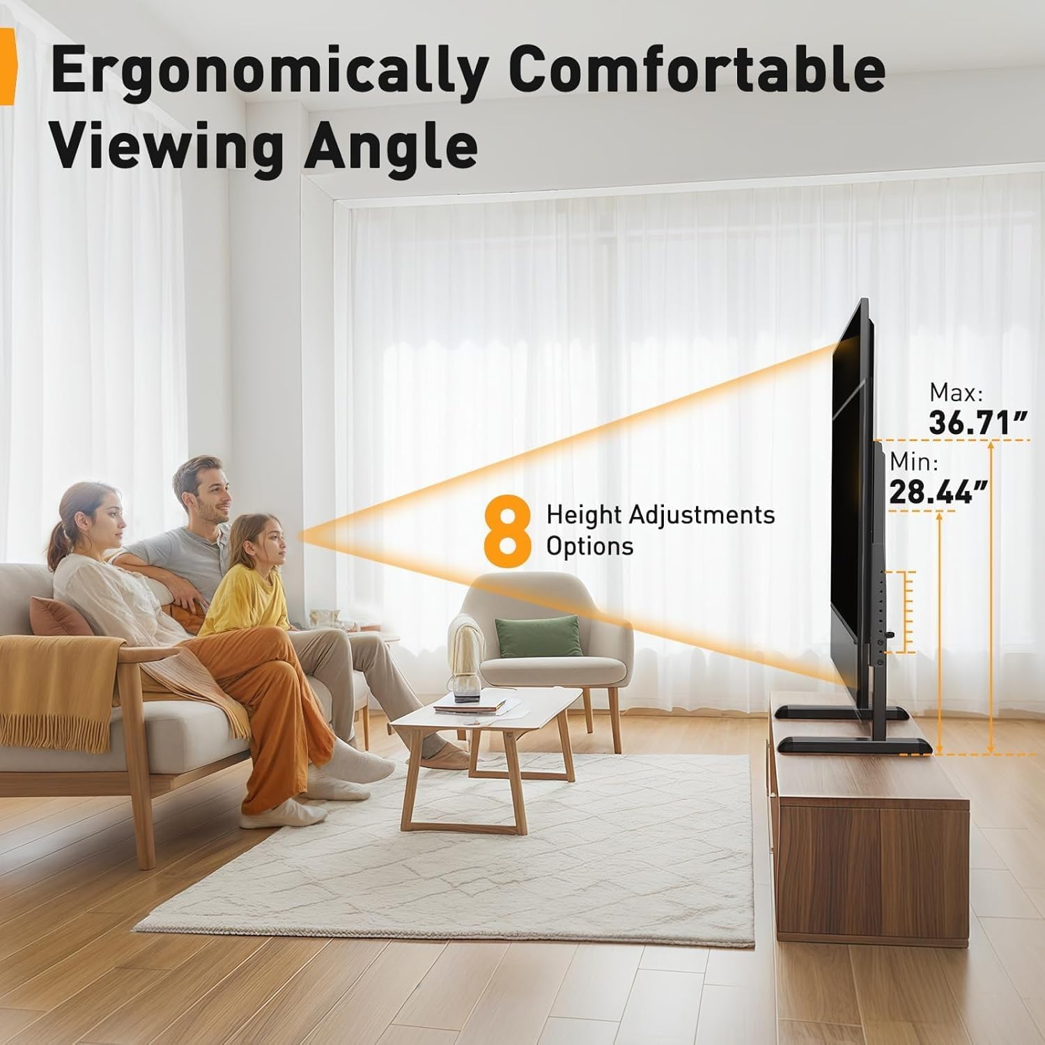SOPORTE UNIVERSAL PARA TV PERLEGEAR PATAS PARA 37 A 90 PULGADAS HASTA 150 LBS - 3