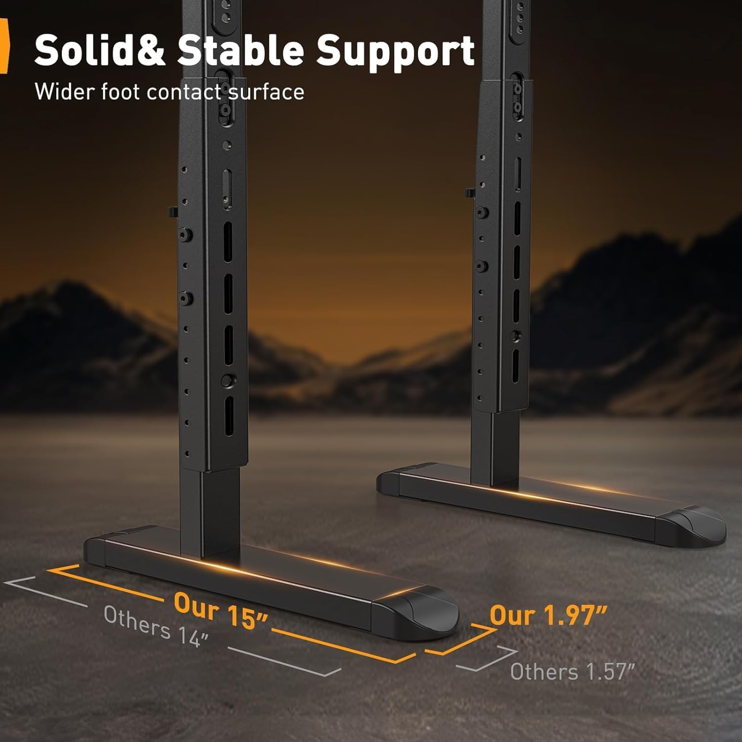 SOPORTE UNIVERSAL PARA TV PERLEGEAR PATAS PARA 37 A 90 PULGADAS HASTA 150 LBS - 4