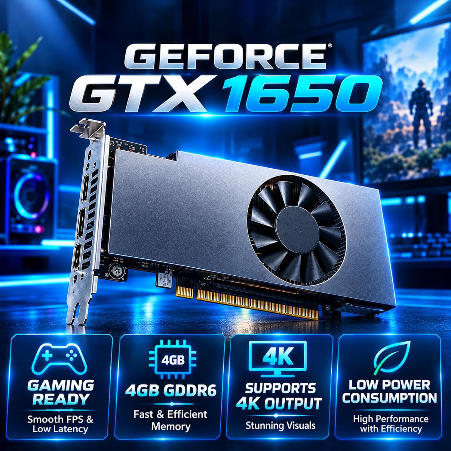 COMPUTADORA DE ESCRITORIO HP GAMING PC AMD RYZEN 3 PRO 16GB RAM 512GB SSD WINDOWS 11 - 4