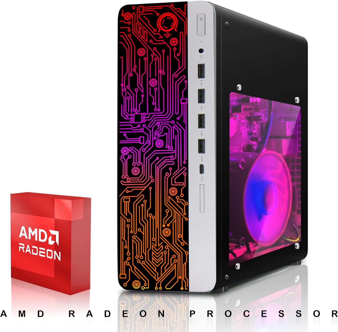 PC DE ESCRITORIO HP GAMING AMD RYZEN 3 PRO 16GB RAM 512GB SSD WINDOWS 11 - 4