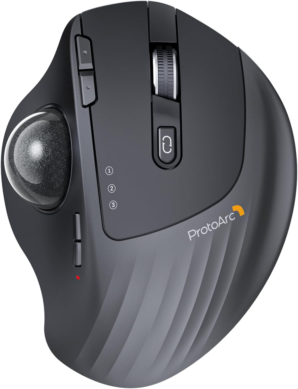 MOUSE TRACKBALL INALÁMBRICO PROTOARC EM01 NL GRIS - 1