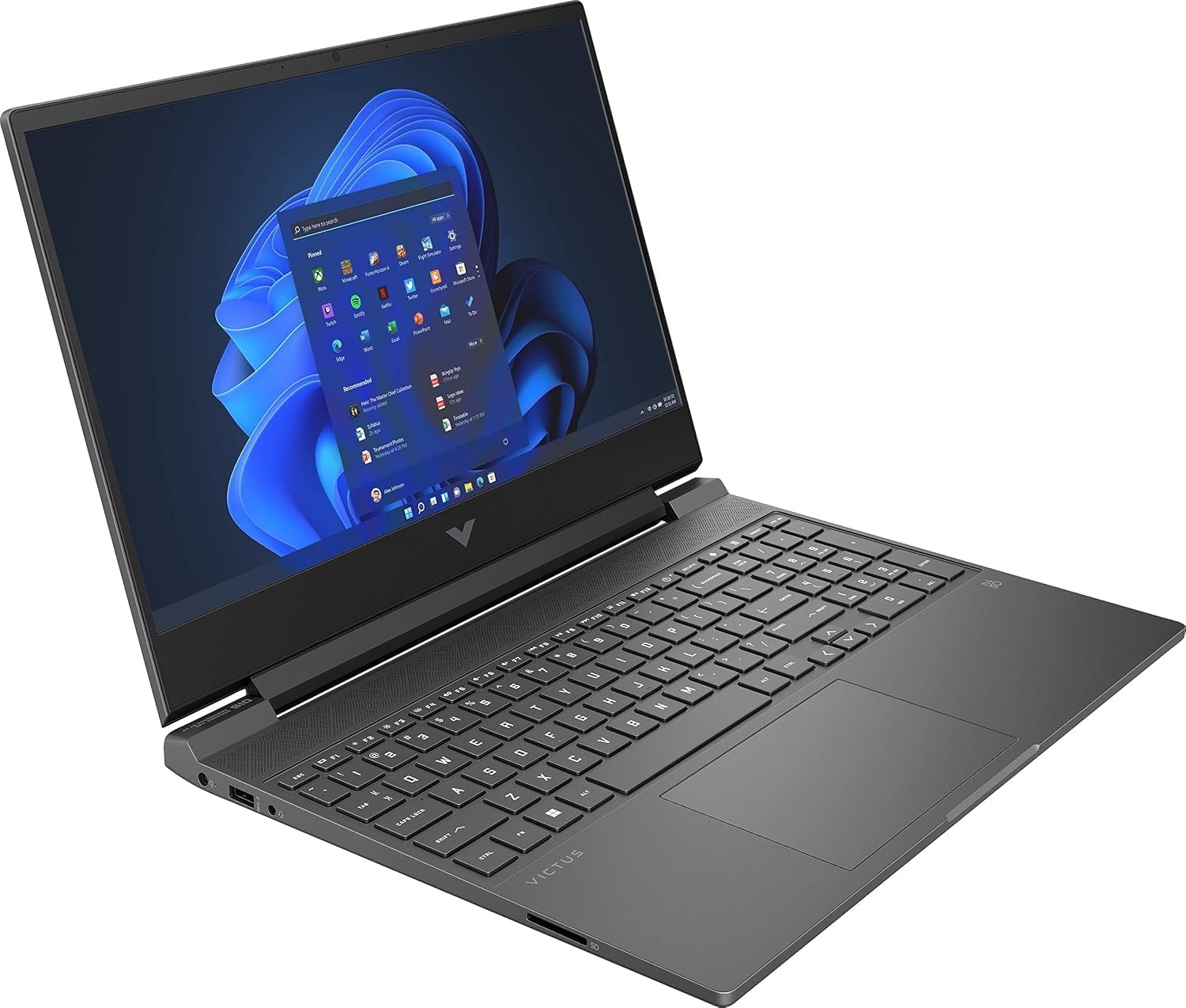 LAPTOP HP VICTUS 15T GAMING 15.6' FHD 144HZ RYZEN 7 5800H RTX 3050 TI 16GB 512GB SSD NEGRO RENOVADA - 5