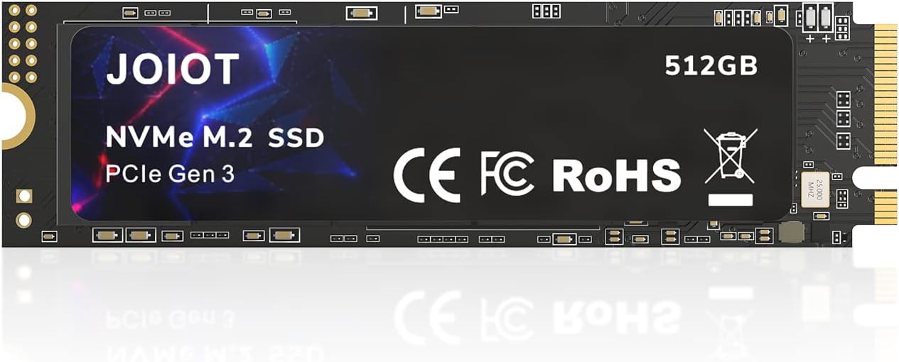 DISCO SÓLIDO INTERNO JOIOT SSD NVME M.2 512GB NEGRO - 1