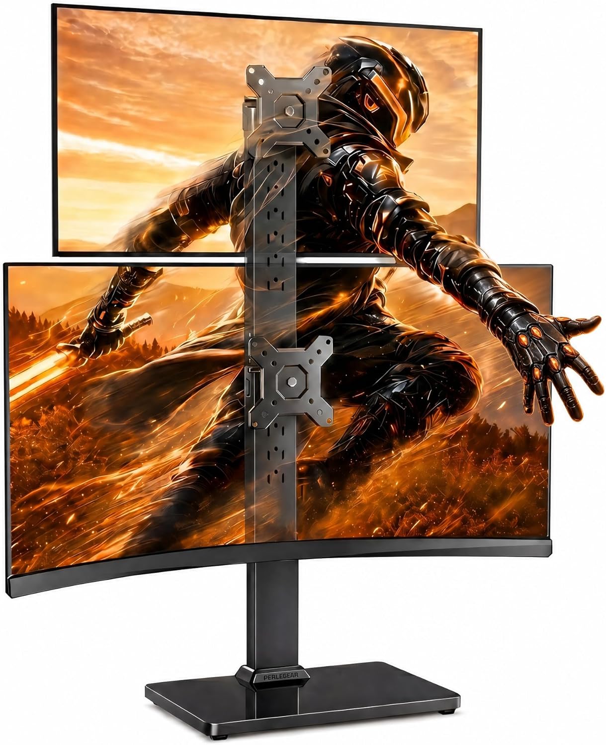 SOPORTE VERTICAL DOBLE PARA MONITORES PERLEGEAR 13-40 PULGADAS HASTA 20 KG - 1