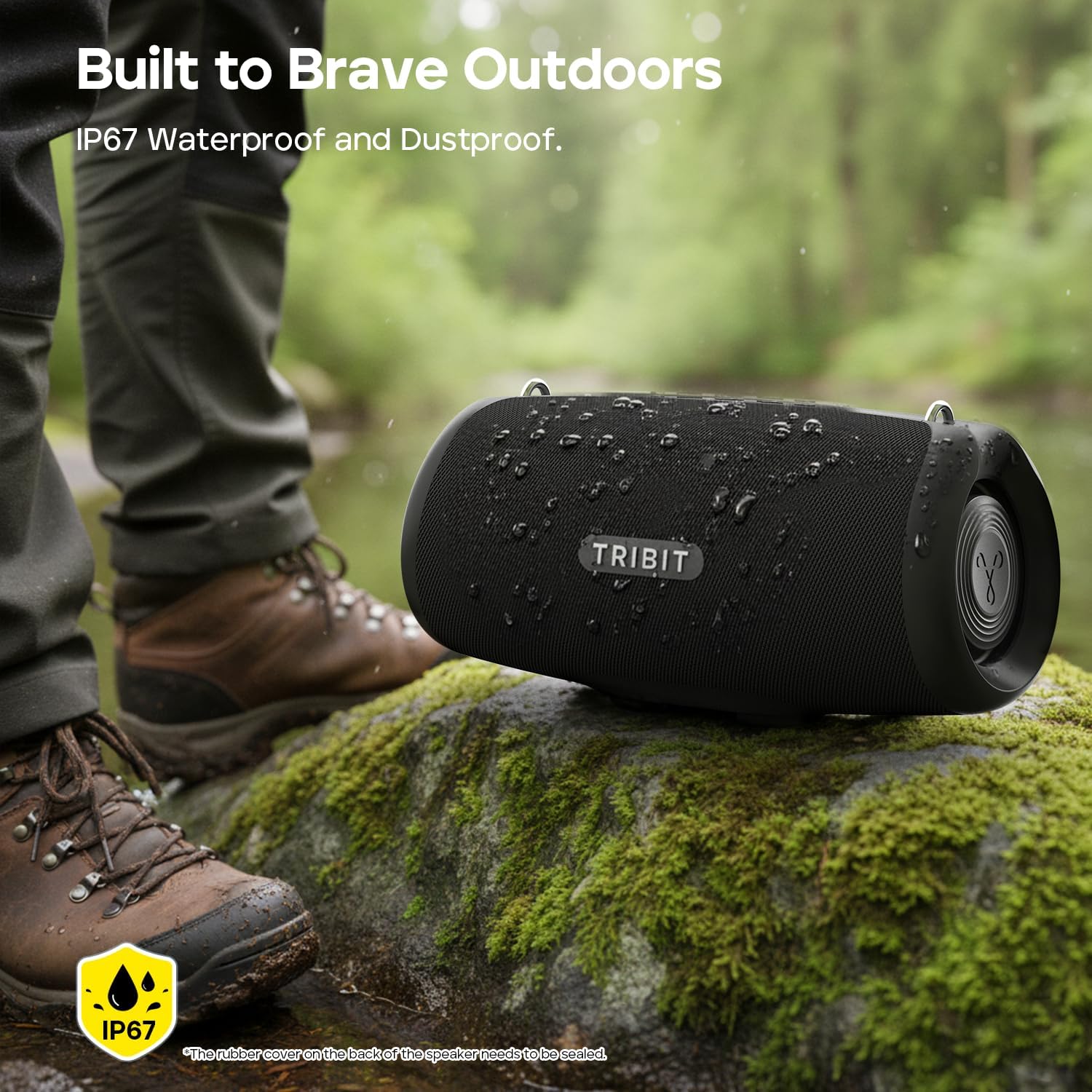 PARLANTE BLUETOOTH TRIBIT STORMBOX LAVA 80W NEGRO - 4