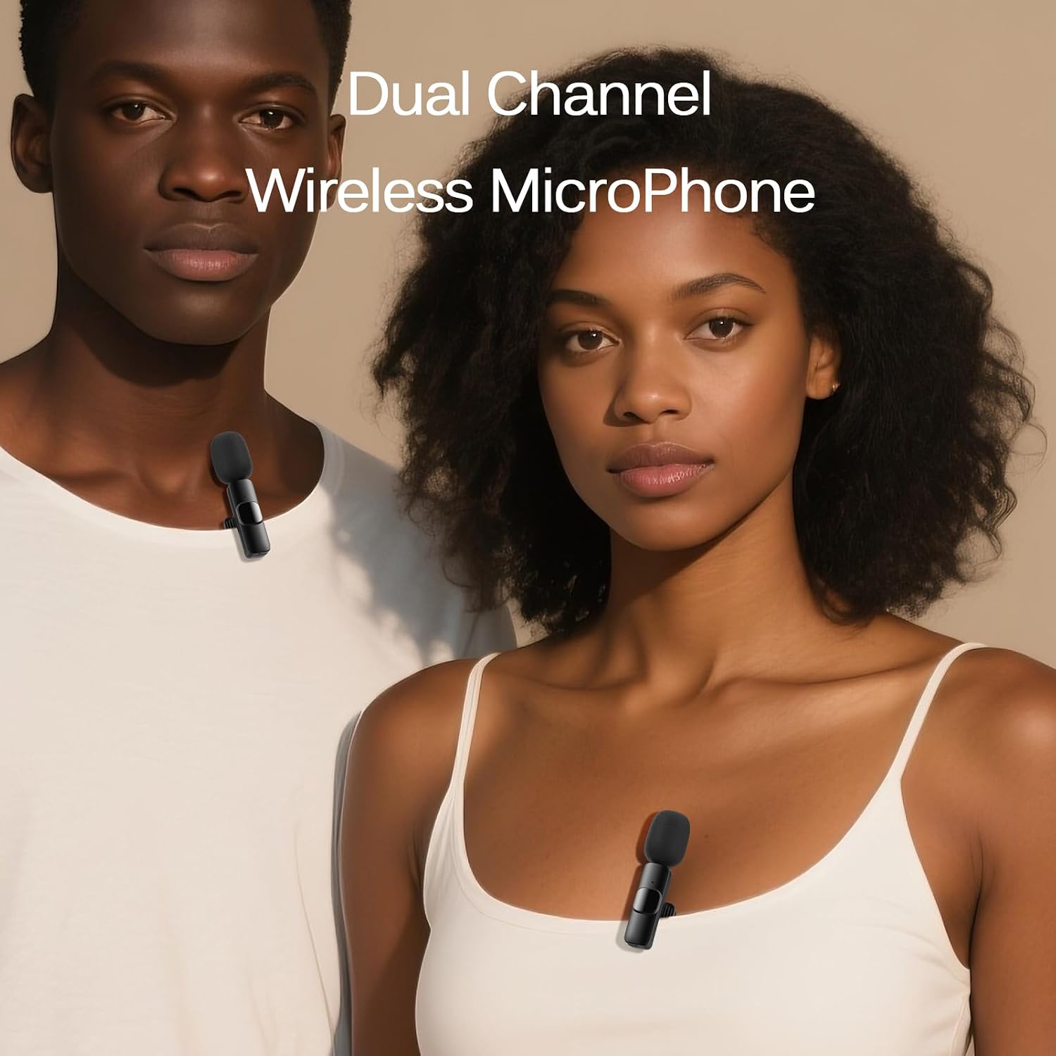 MICRÓFONO LAVALIER INALÁMBRICO PROFESIONAL LIZHUZHONG 3 EN 1 PARA IPHONE Y IPAD - 2