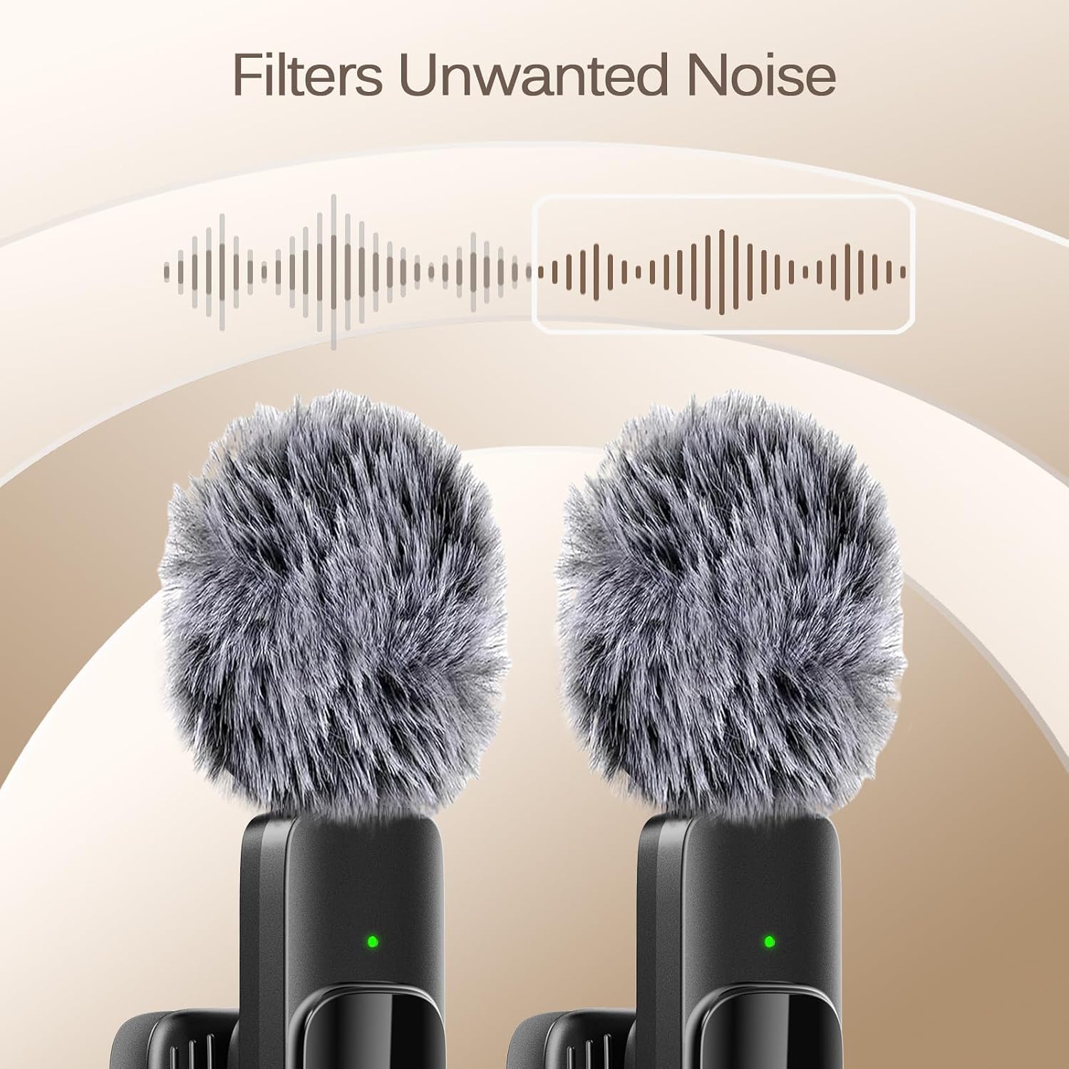 MICRÓFONO LAVALIER INALÁMBRICO PROFESIONAL LIZHUZHONG 3 EN 1 PARA IPHONE Y IPAD - 4