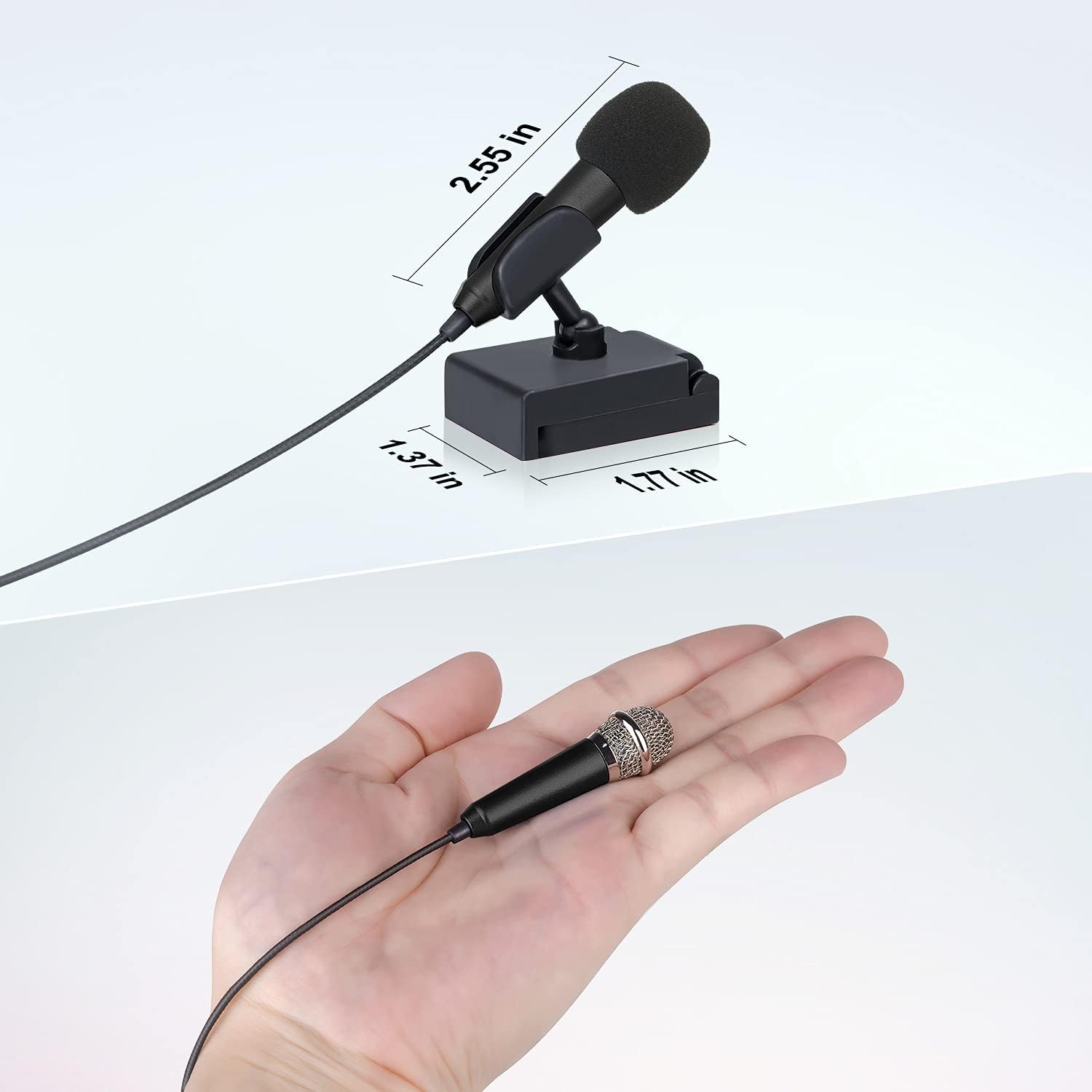 MICRÓFONO PORTÁTIL MINI PARA VOZ E INSTRUMENTOS UNIWIT NEGRO - 2
