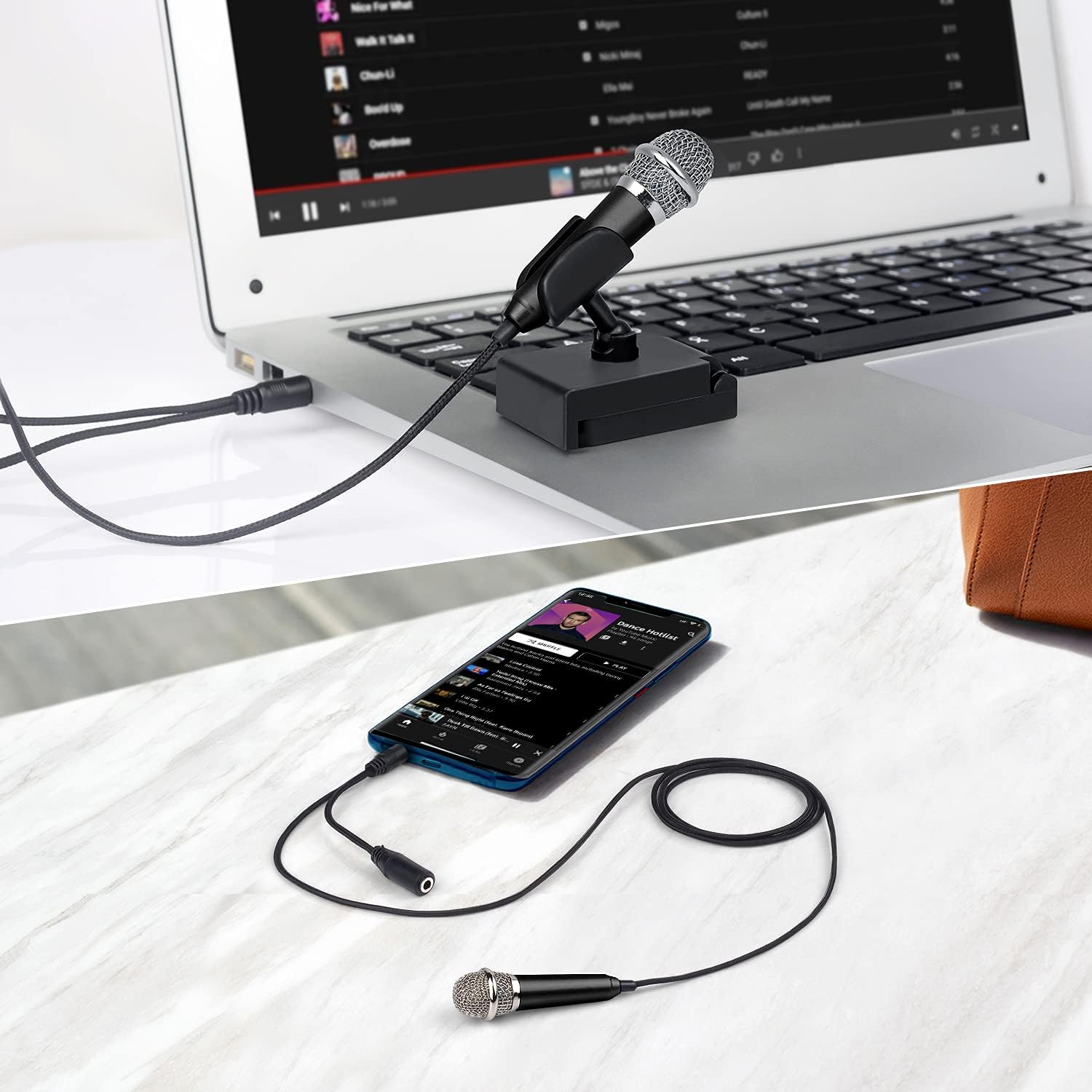MICRÓFONO PORTÁTIL MINI PARA VOZ E INSTRUMENTOS UNIWIT NEGRO - 4