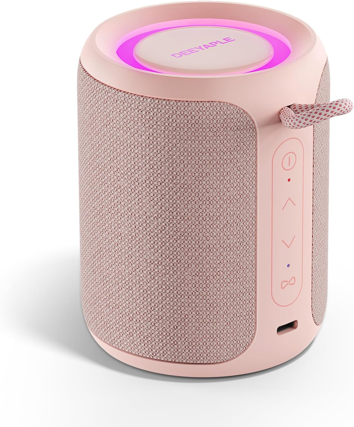 PARLANTE BLUETOOTH PORTÁTIL DEEYAPLE P1S 15W ROSA IMPERMEABLE IP67 - 1