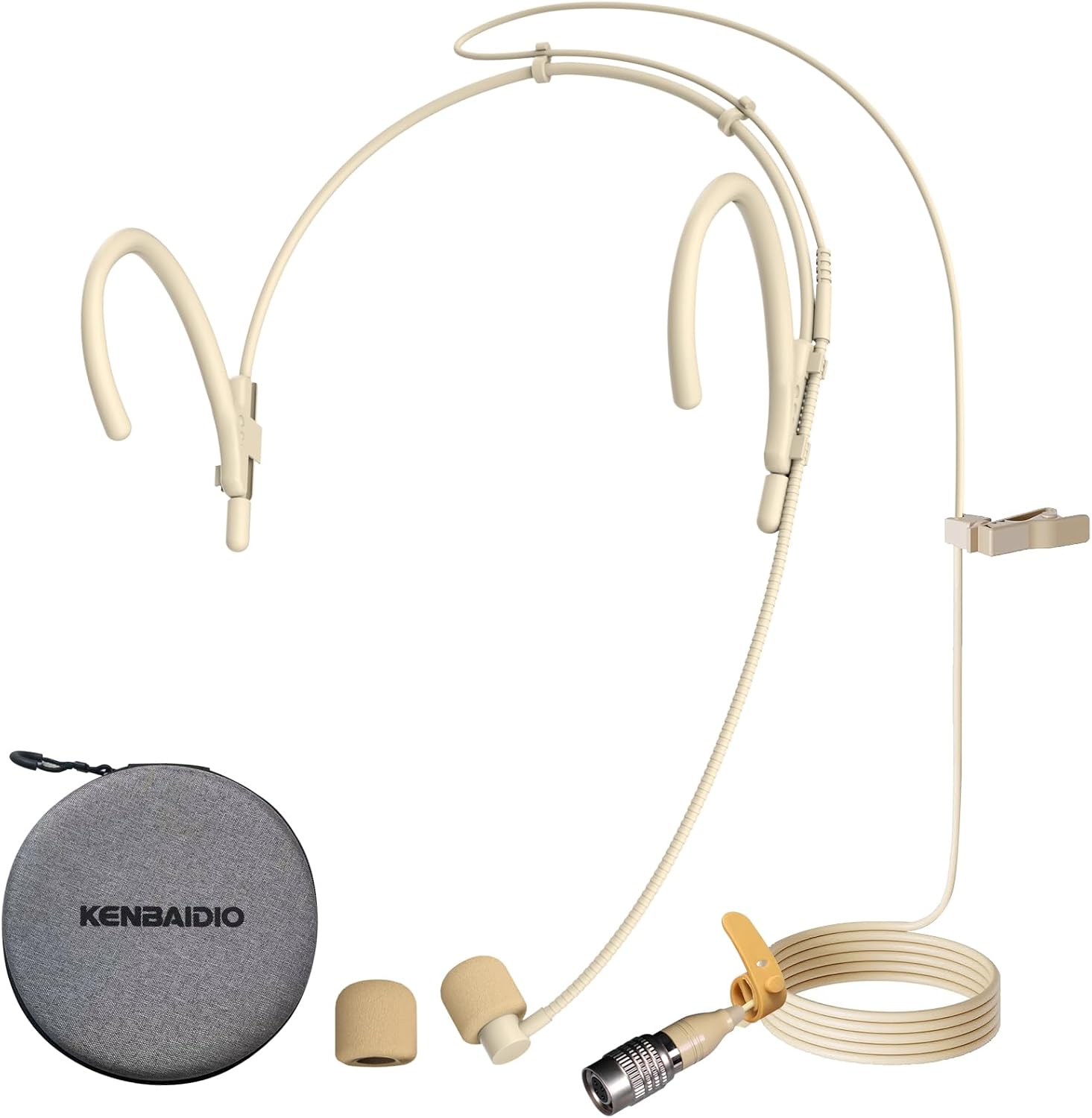 MICRÓFONO HEADSET KENBAIDIO EARSET CONDENSADOR CON CONECTOR HIROSE 4 PIN - 1