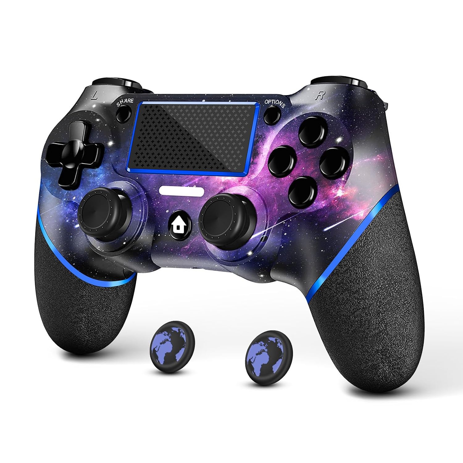 CONTROL INALÁMBRICO PARA PS4 ACEGAMER GALAXY CON JOYSTICK Y ENTRADA DE AUDIO 3.5MM - 1