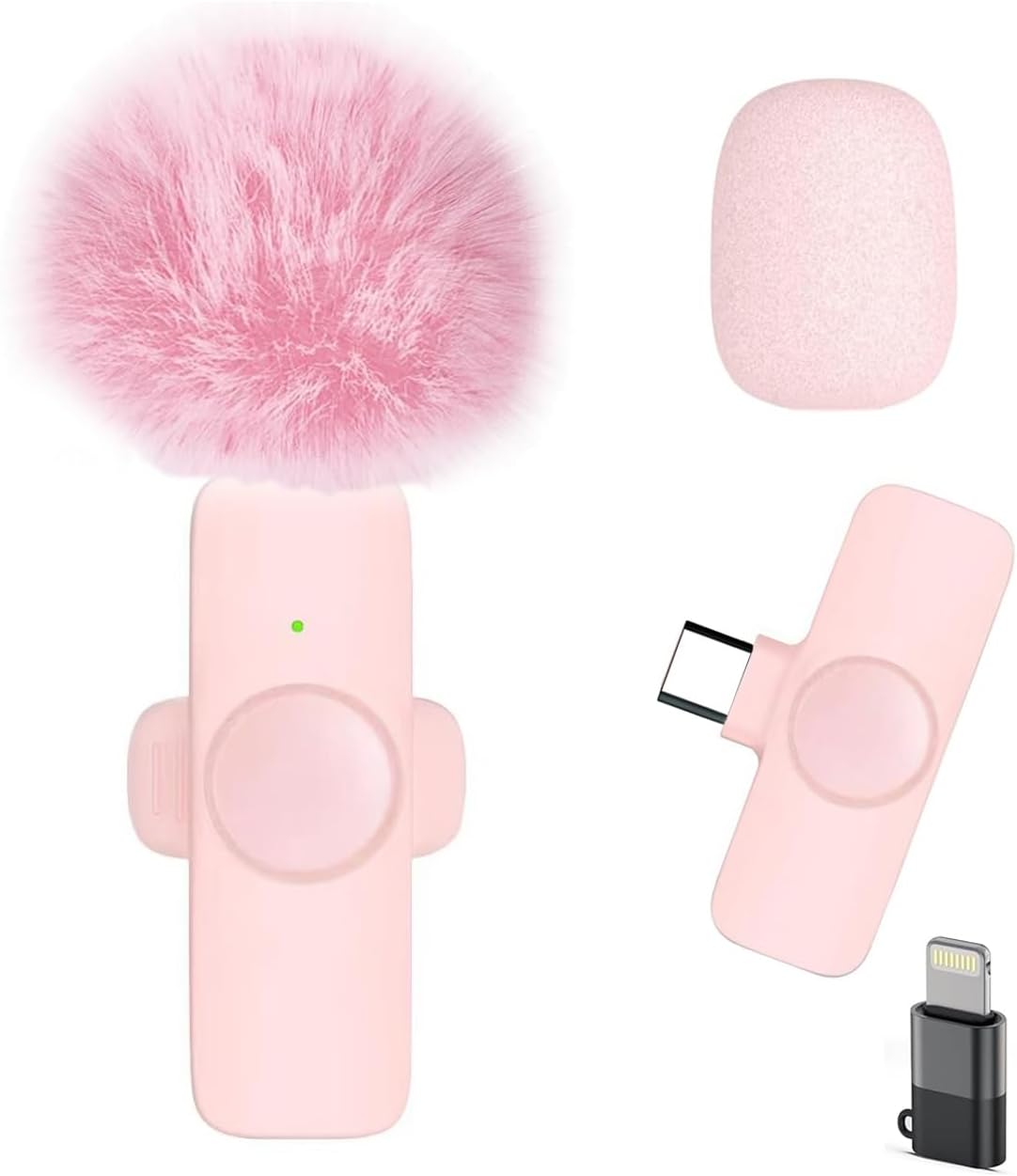 MICRÓFONO LAVALIER INALÁMBRICO CAIORD PARA IPHONE Y ANDROID - 1