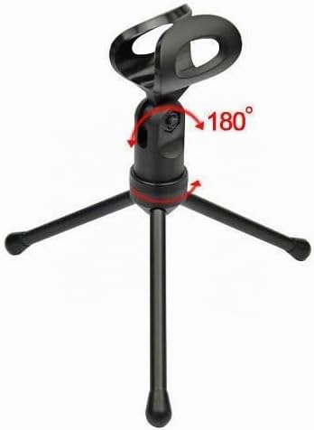 MICRÓFONO CONDENSADOR ELINKA SF-666 CON CONECTOR 3.5MM Y SOPORTE DE ESCRITORIO - 5