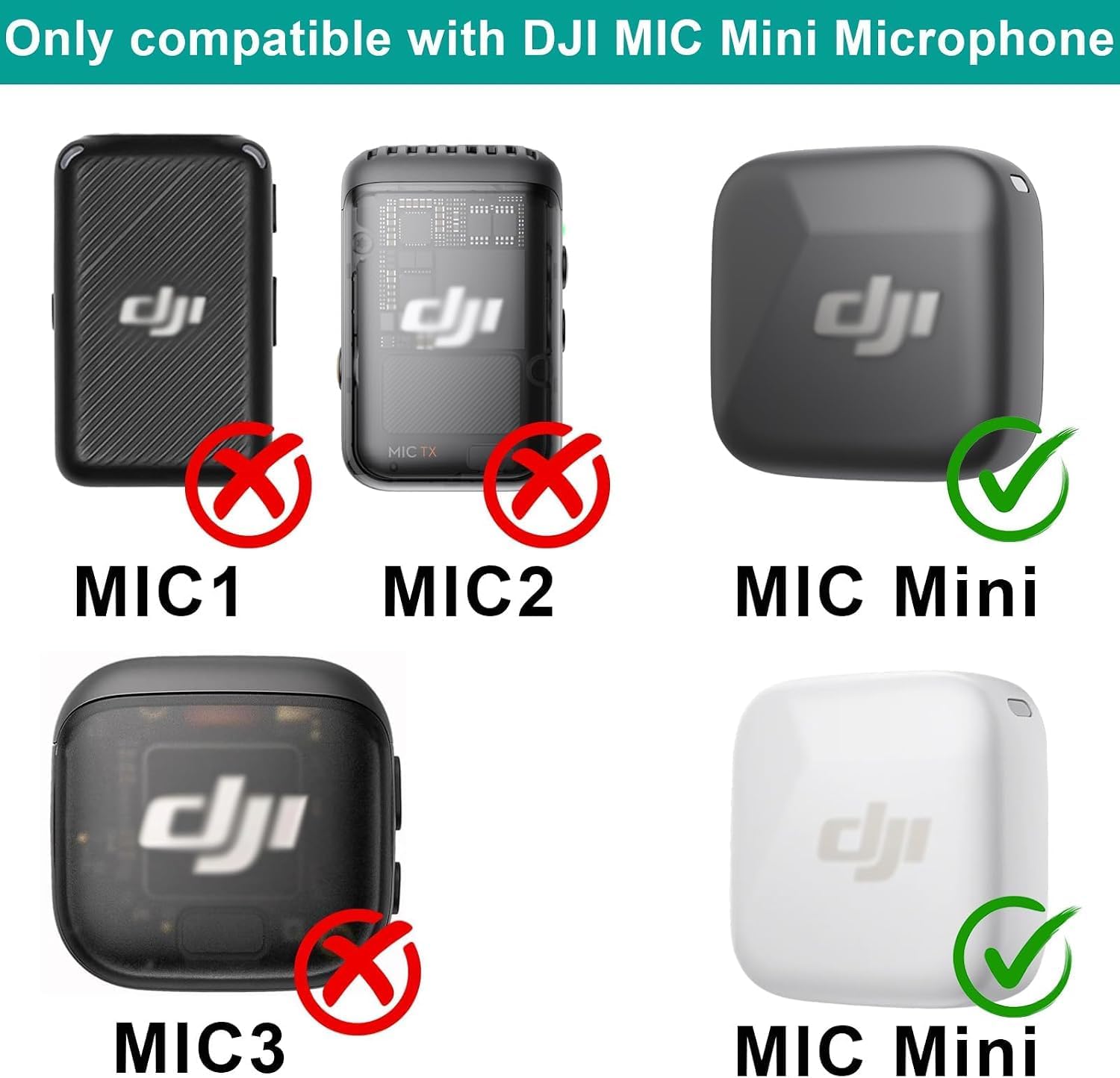 CUBIERTA ANTIVIENTO PARA MICRÓFONO DJI MIC MINI HANGCHENG 4 UNIDADES COLORES VARIADOS - 4