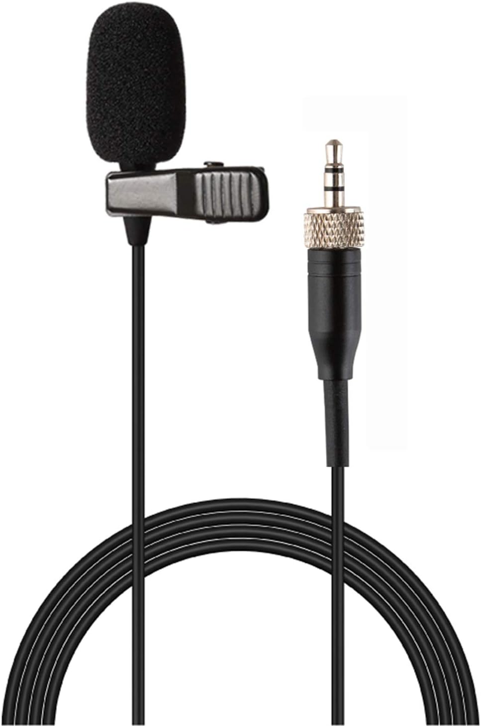 MICRÓFONO LAVALIER SUJEETEC SJ-B02 CONDENSADOR UNIDIRECCIONAL CON CONECTOR 3.5MM PARA SENNHEISER - 1