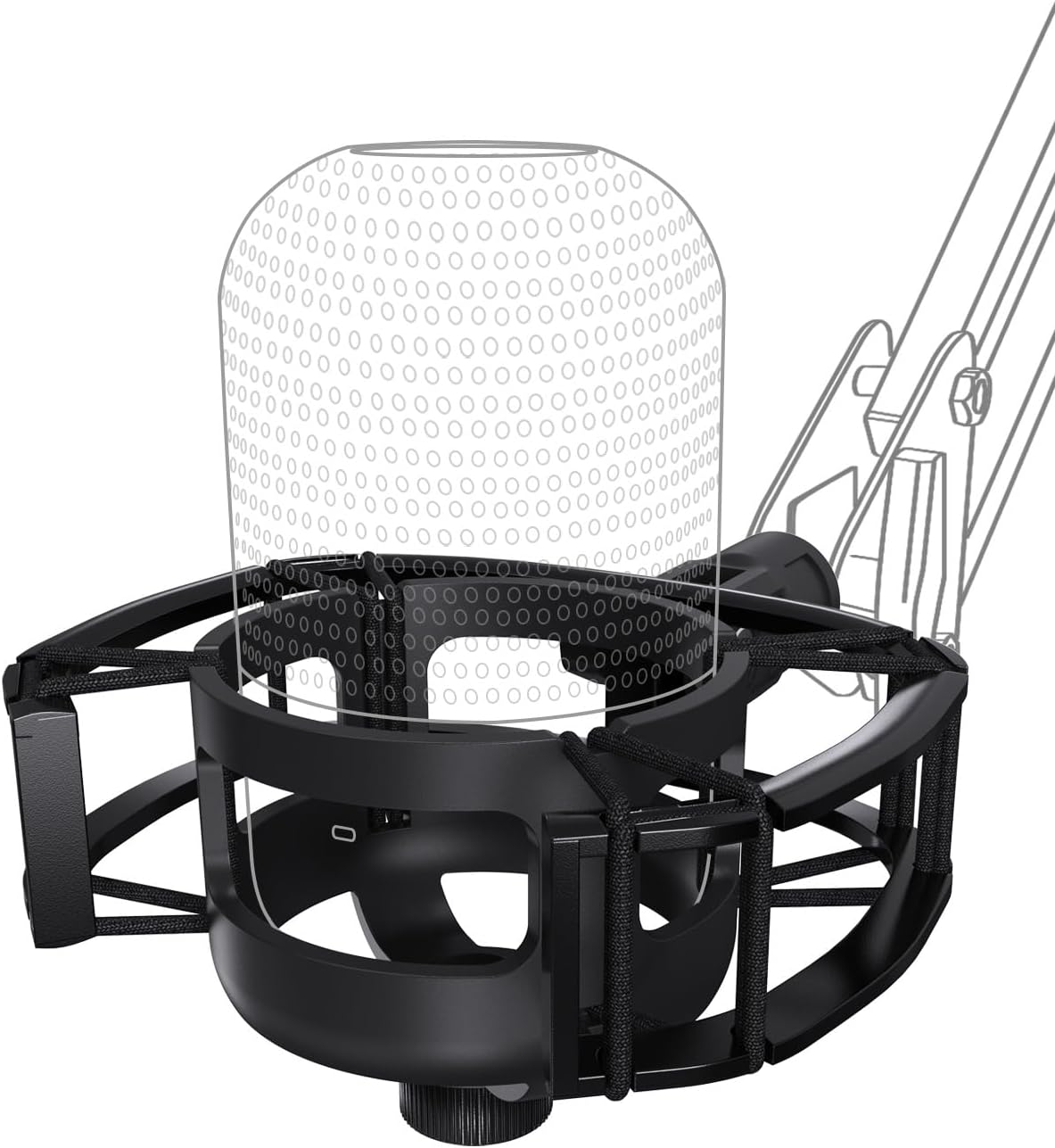 MONTURA ANTIVIBRACIÓN PARA MICRÓFONO RAZER SEIREN V3 MINI - 2