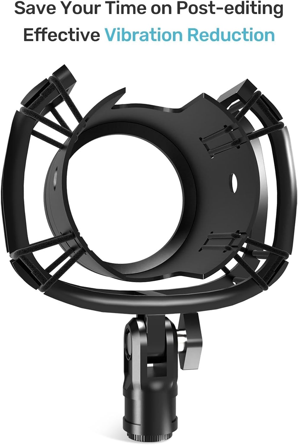 MONTURA ANTIVIBRACIÓN PARA MICRÓFONO BLUE YETI 2026 CON FILTRO POP Y SUSPENSIÓN - 3