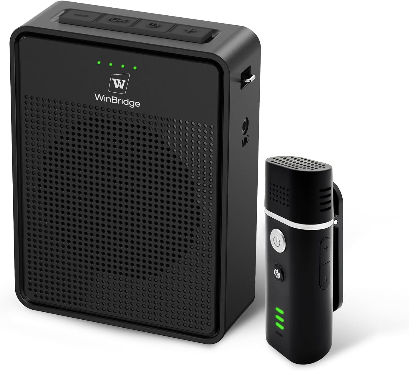 AMPLIFICADOR DE VOZ RESPONSEBRIDGE B006 CON BLUETOOTH Y MICRÓFONO LAVALIER INALÁMBRICO 15W - 1