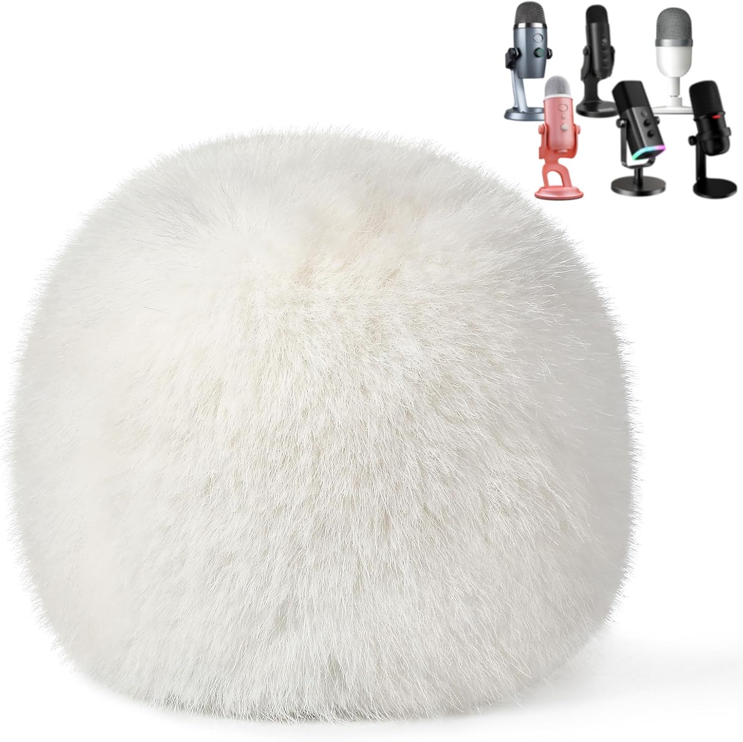 FILTRO ANTIPOP PARA MICRÓFONO ZEALSOUND BLUE YETI PELUDO - 1