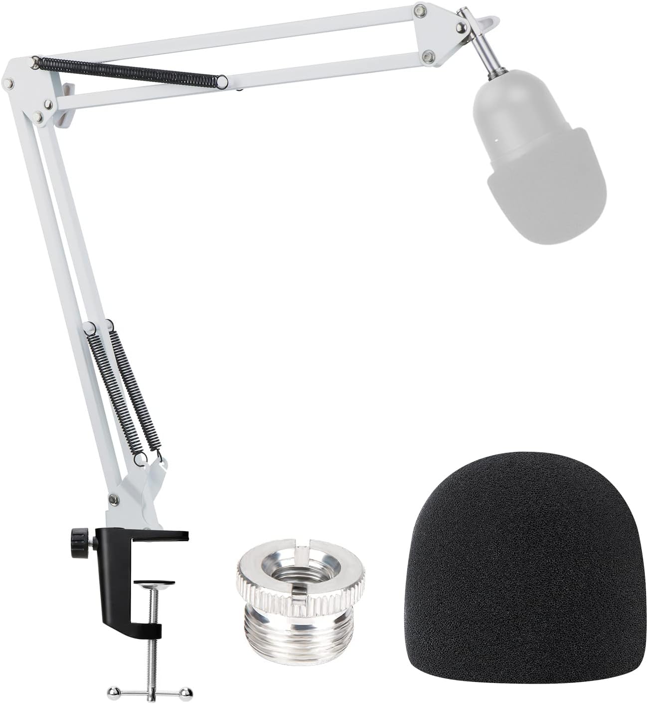 MICRÓFONO SOPORTE BOOM ARM CON FILTRO POP YOUSHARES PARA RAZER SEIREN MINI BLANCO - 1