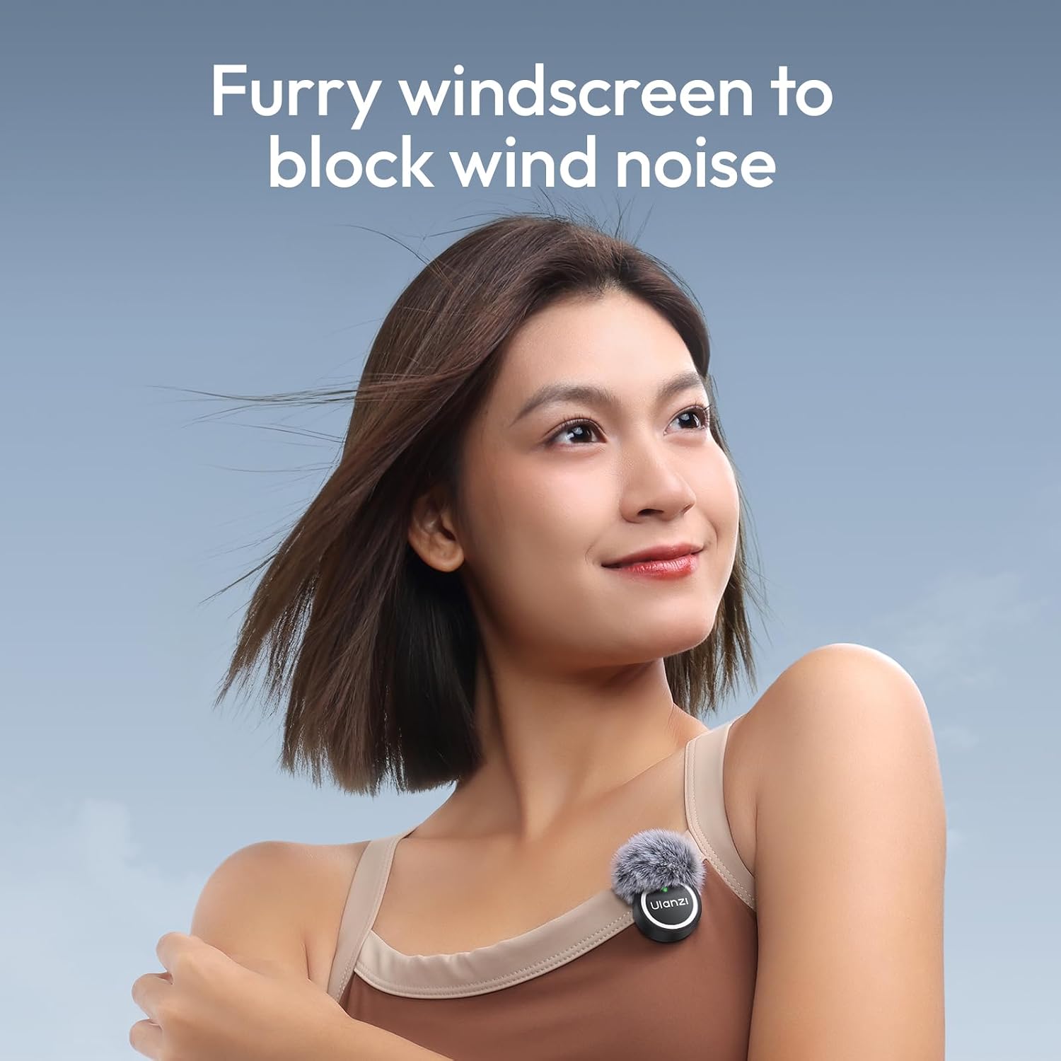 MICRÓFONO INALÁMBRICO ULANZI A21 PARA IPHONE ANDROID TYPE-C CON REDUCCIÓN DE RUIDO AI Y ESTUCHE DE CARGA - 4