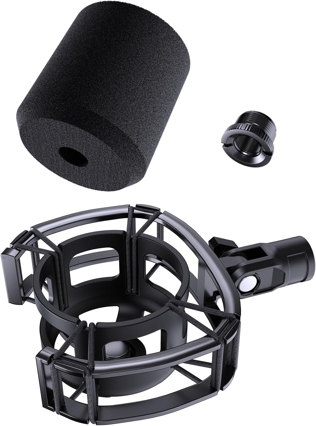 SOPORTE ANTIVIBRACIÓN PARA MICRÓFONO ETOUR SOLOCAST CON ADAPTADOR DE TORNILLO - 1
