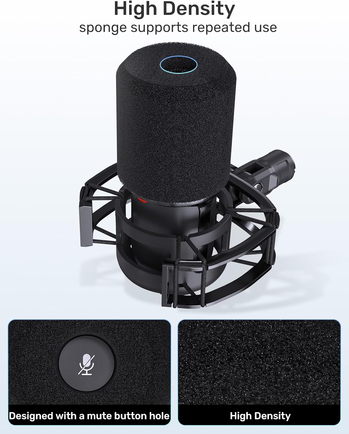 SOPORTE ANTIVIBRACIÓN PARA MICRÓFONO ETOUR SOLOCAST CON ADAPTADOR DE TORNILLO - 4