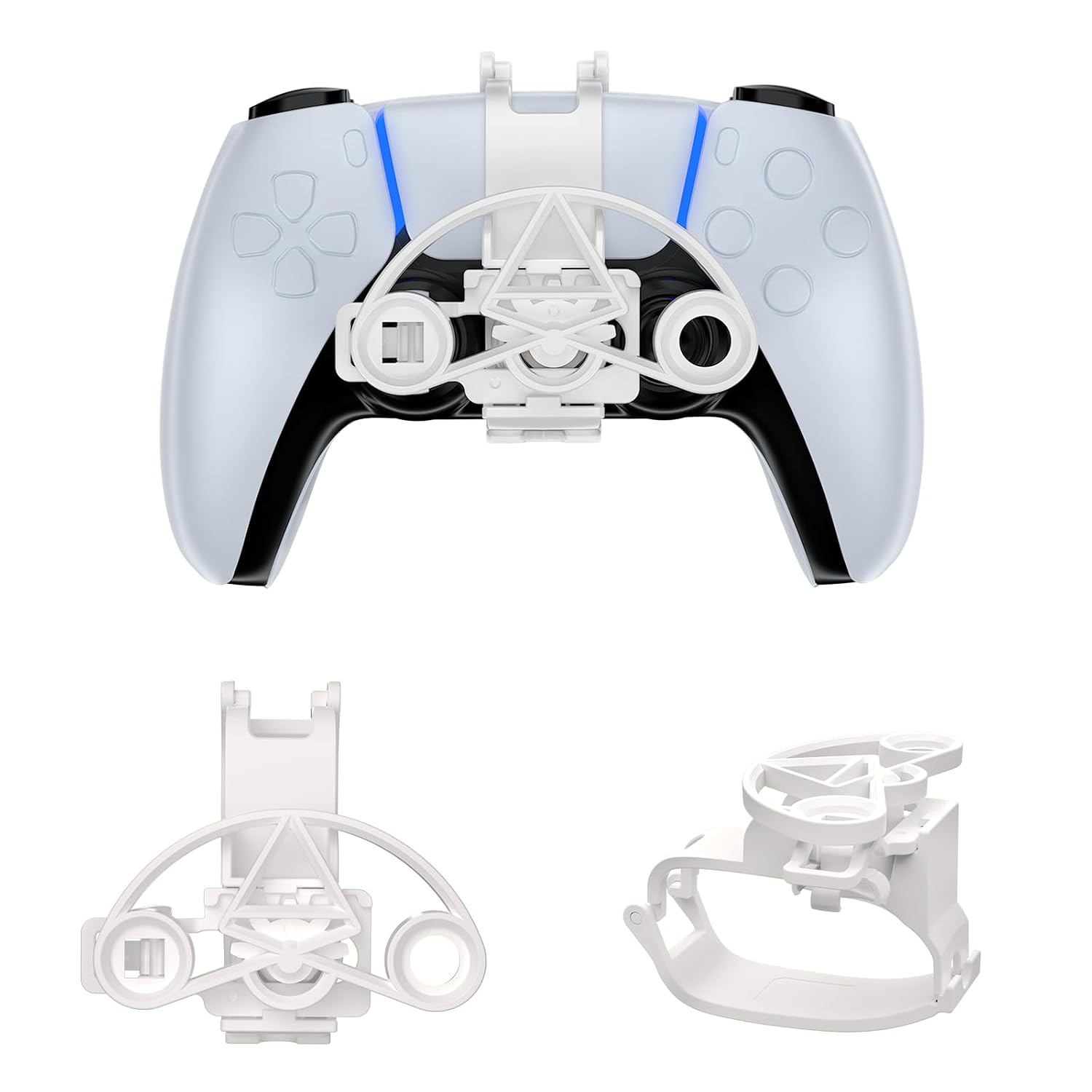 VOLANTE MINI RACING TXW PARA CONTROL PS5 BLANCO - 1