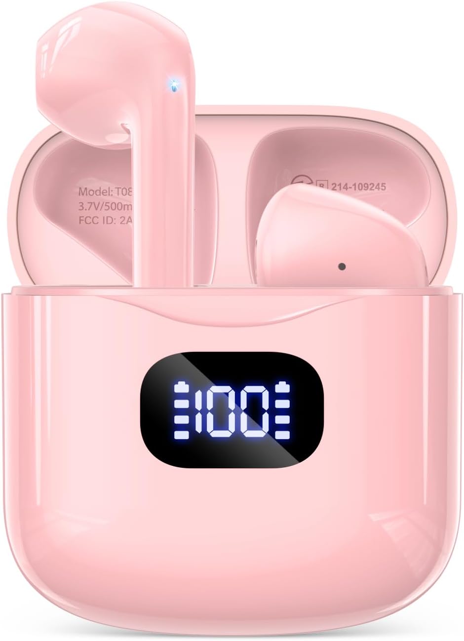 AUDÍFONOS INALÁMBRICOS KTGEE T08 BLUETOOTH 5.3 TRUE WIRELESS 40 HORAS - 1