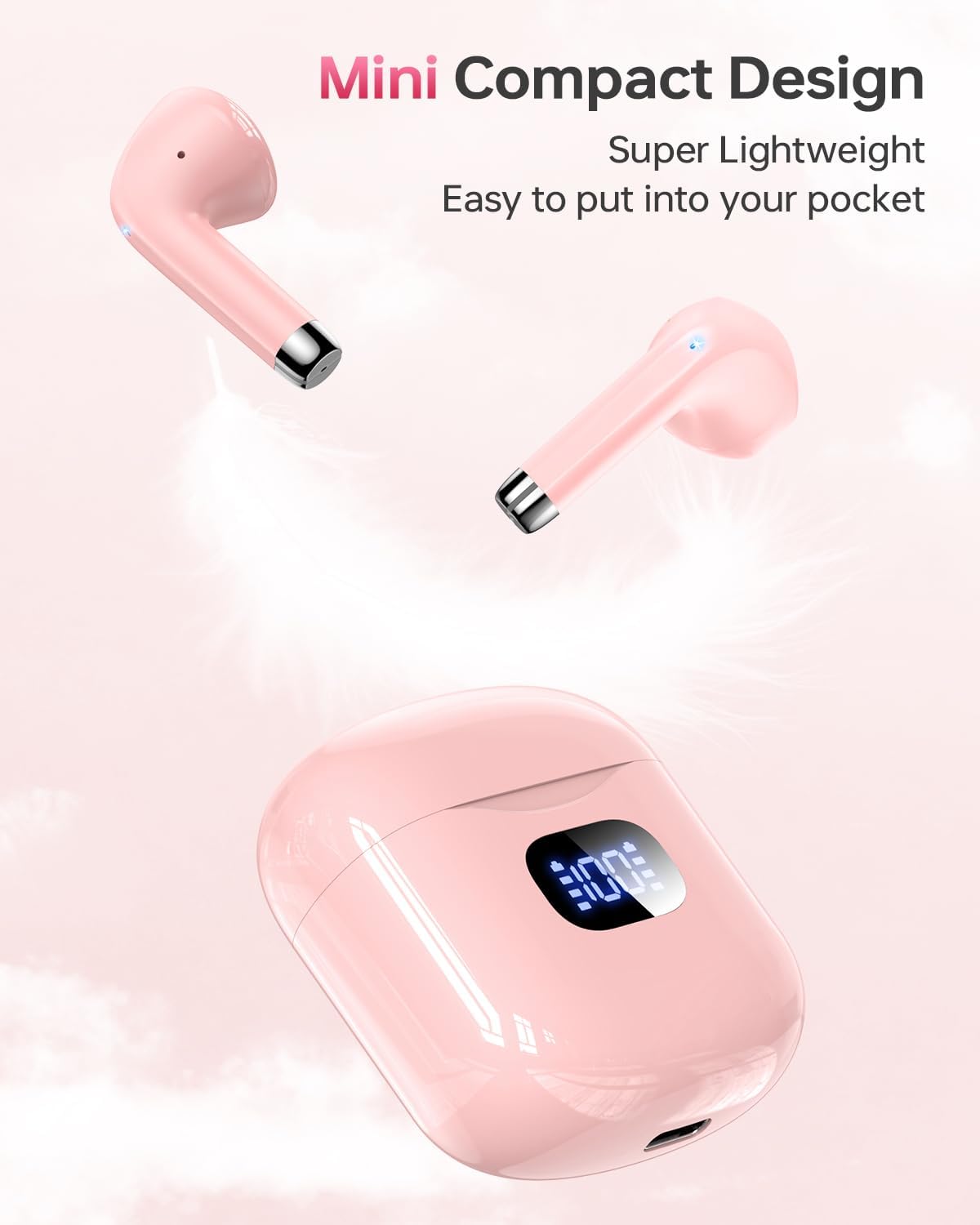 AUDÍFONOS INALÁMBRICOS KTGEE T08 BLUETOOTH 5.3 TRUE WIRELESS 40 HORAS - 3