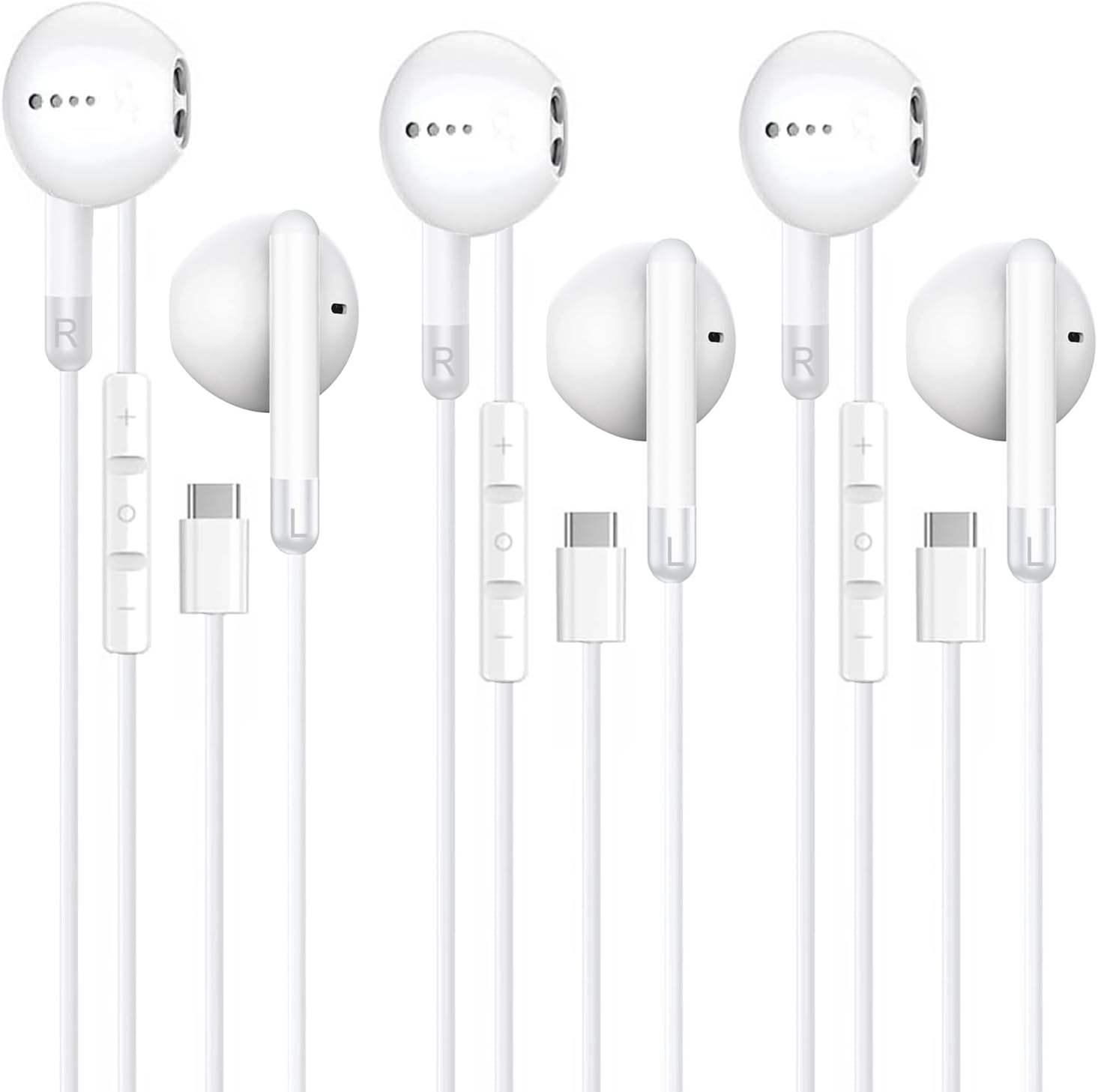 AUDÍFONOS USB C CIANYYEE PARA IPHONE 17/16/15 PRO MAX PLUS CON MICRÓFONO - 1