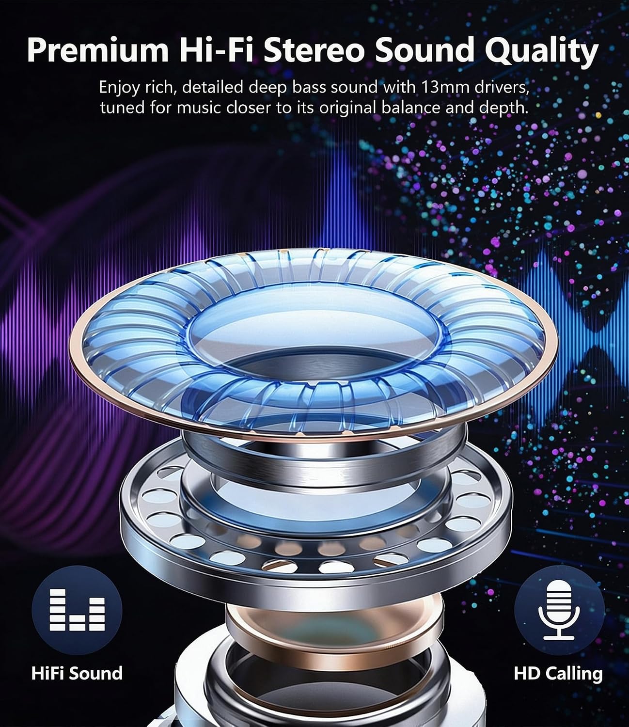 AUDÍFONOS INALÁMBRICOS MOZOTER N9I BLUETOOTH 5.4 TRUE WIRELESS - 2