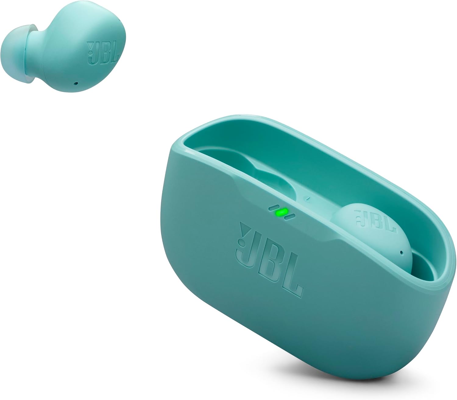 AUDÍFONOS JBL VIBE BUDS 2 TRUE WIRELESS CON CANCELACIÓN DE RUIDO Y SONIDO PURE BASS AZUL - 1