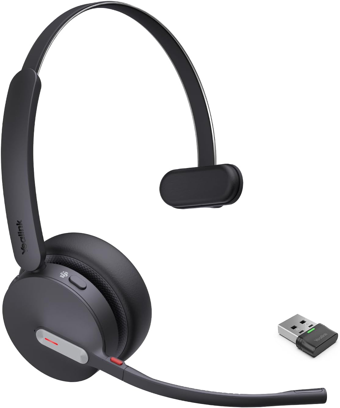 HEADSET BLUETOOTH MONO YEALINK BH70 TEAMS CON MICRÓFONO AI PARA PC - 1
